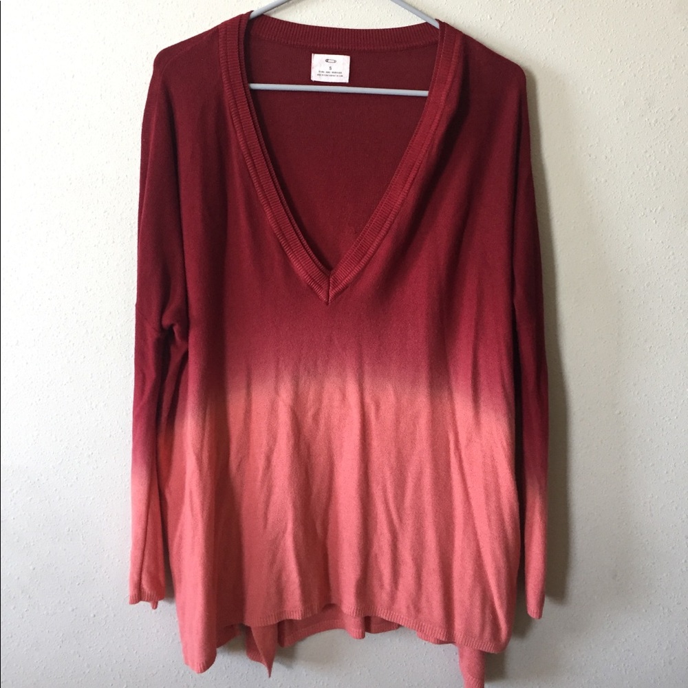 Ombré Urban Outfitters ‘Pins And Needles’ sweater